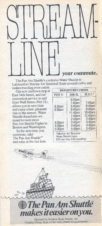 1988 Oct 30 Water Shuttle Schedule Ad